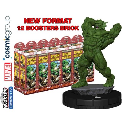 MARVEL COMICS HEROCLIX SMASH & DESTROY 12X BOOSTER BRICK WIZKIDS