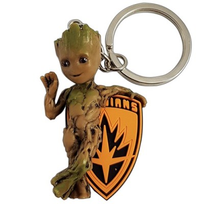 GUARDIANS OF THE GALAXY BABY GROOT FIGURE KEYRING KEYCHAIN PORTACHIAVI SEMIC