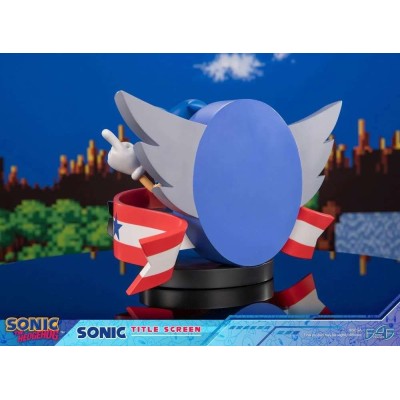 SONIC THE HEDGEHOG TITLE SCREEN STATUA FIGURE FIRST4FIGURES