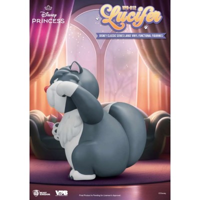 DISNEY PRINCESS LUCIFER LARGE VINYL PIGGY BANK STATUA FIGURE SALVADANAIO BEAST KINGDOM