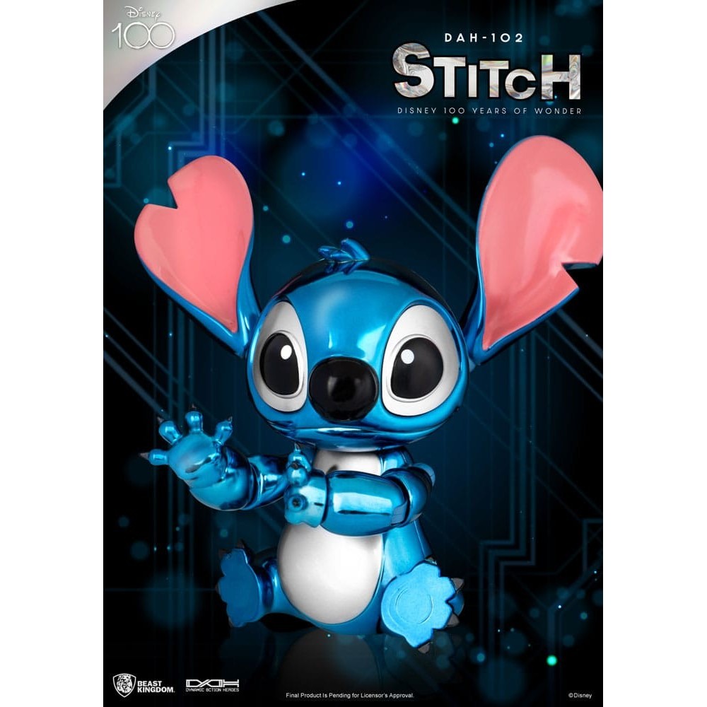 DISNEY 100 YEARS OF WONDER STITCH DAH-102 ACTION FIGURE BEAST KINGDOM
