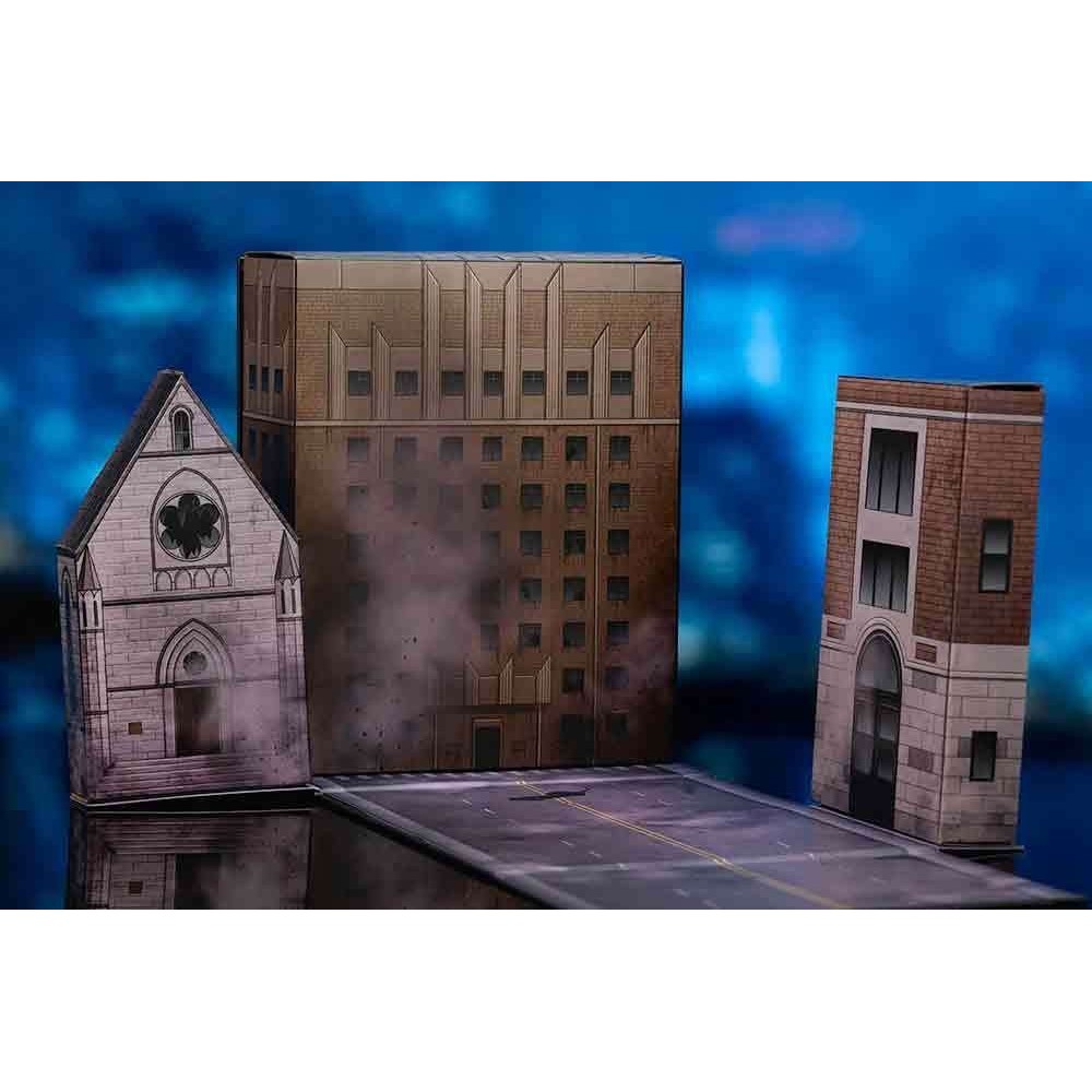 GHOSTBUSTERS ECTO-1 STAY PUFT DIORAMA NANO SCENE REPLICA JADA TOYS