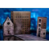 GHOSTBUSTERS ECTO-1 STAY PUFT DIORAMA NANO SCENE REPLICA JADA TOYS