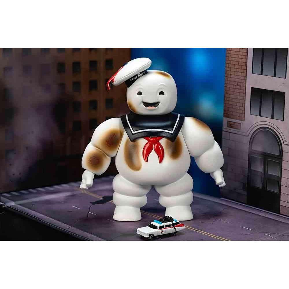 GHOSTBUSTERS ECTO-1 STAY PUFT DIORAMA NANO SCENE REPLICA JADA TOYS