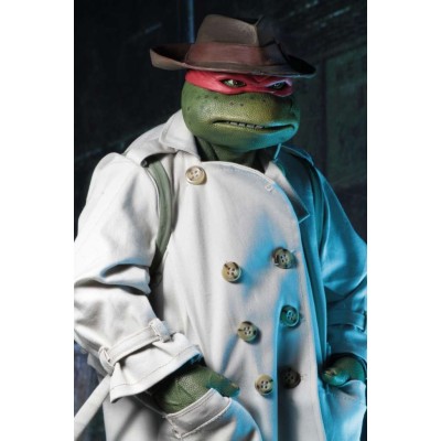 TEENAGE MUTANT NINJA TURTLES 1990 MOVIE RAFFAELLO DISGUISE 1/4 ACTION FIGURE NECA