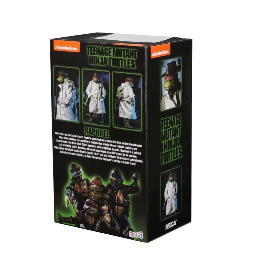 NECA TEENAGE MUTANT NINJA TURTLES 1990 MOVIE RAPHAEL DISGUISE 41CM ACTION FIGURE