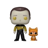 FUNKO POP! STAR TREK DATA WITH SPOT BOBBLE HEAD FIGURE FUNKO