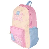 LOUNGEFLY STITCH AND ANGEL ALL OVER PRINT NYLON FULL SIZE BACKPACK