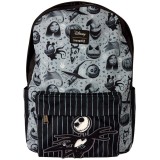 LOUNGEFLY THE NIGHTMARE BEFORE CHRISTMAS ALL OVER PRINT NYOL FULL SIZE BACKPACK