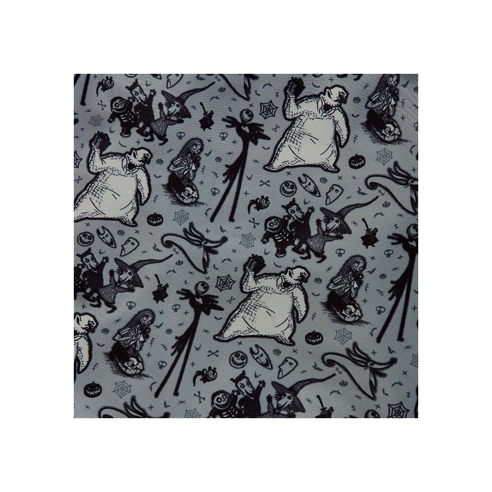 LOUNGEFLY THE NIGHTMARE BEFORE CHRISTMAS ALL OVER PRINT NYOL FULL SIZE BACKPACK