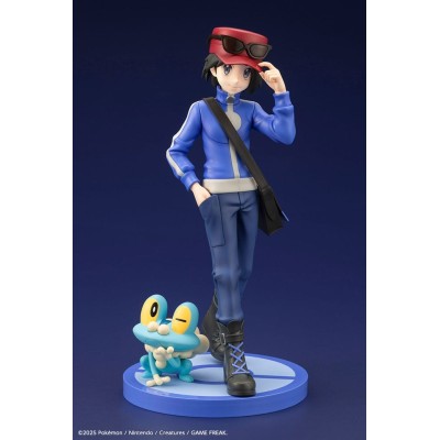 POKEMON CALEM & FROAKIE ARTFXJ STATUA 1/8 FIGURE KOTOBUKIYA