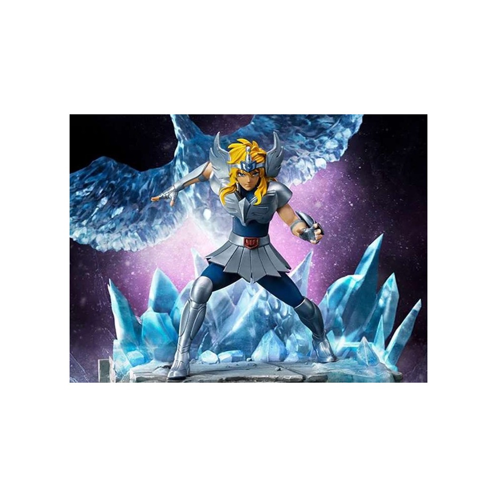 SAINT SEIYA CYGNUS HYOGA ART SCALE DELUXE 1/10 STATUA FIGURE IRON STUDIOS