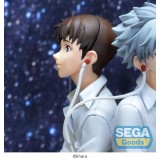 SEGA GOODS REBUILD OF EVANGELION SHINJI E KAWORU LUMINASTA SHINJI STATUA FIGURE