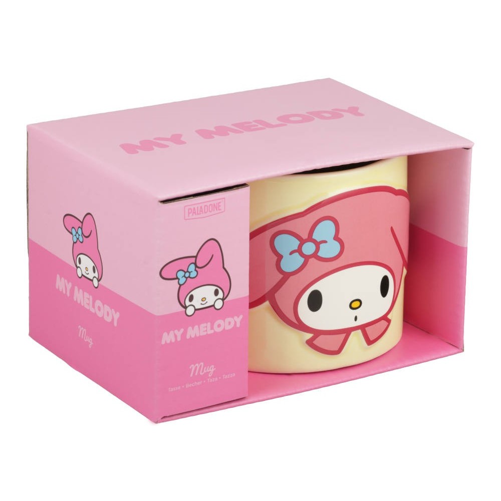 HELLO KITTY MY MELODY 3D MUG TAZZA 400ML PALADONE PRODUCTS