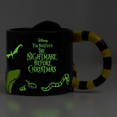THE NIGHTMARE BEFORE CHRISTMAS OOGIE BOOGIE GLOW IN THE DARK TAZZA 3D 400ML PALADONE PRODUCTS