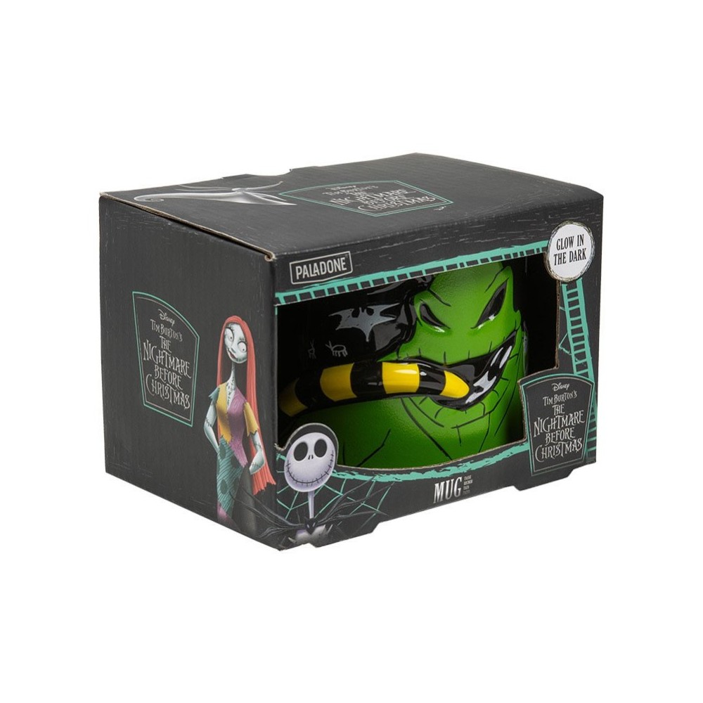 THE NIGHTMARE BEFORE CHRISTMAS OOGIE BOOGIE GLOW IN THE DARK TAZZA 3D 400ML PALADONE PRODUCTS
