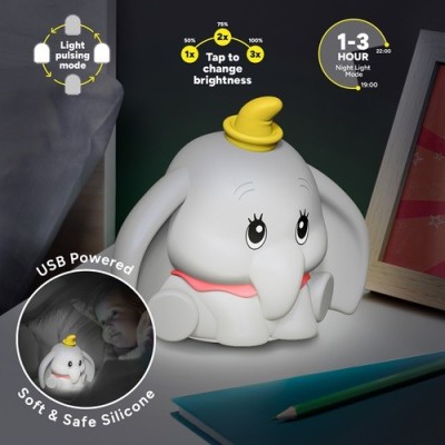 PALADONE PRODUCTS DISNEY DUMBO SQUISHYGLO SILICONE LAMP