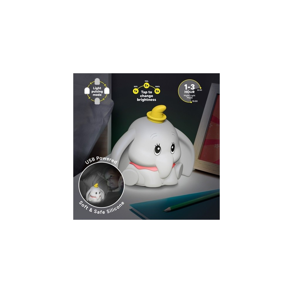 PALADONE PRODUCTS DISNEY DUMBO SQUISHYGLO SILICONE LAMP