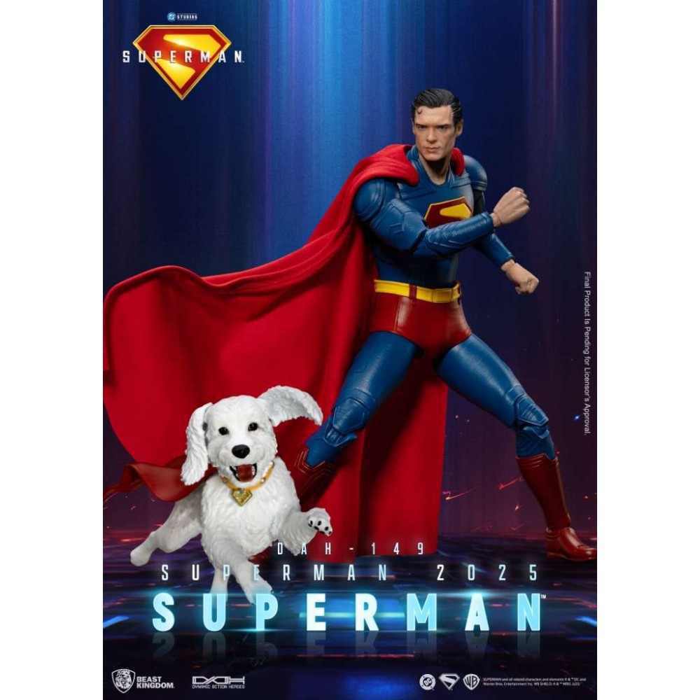 DC COMICS DAH-149 SUPERMAN 2025 MOVIE ACTION FIGURE BEAST KINGDOM