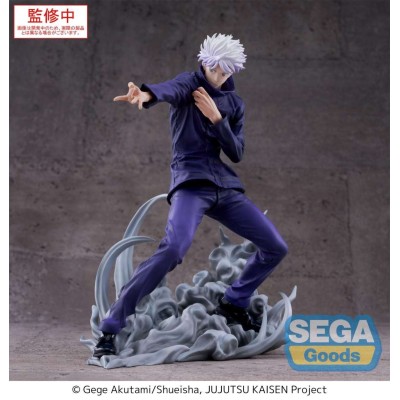 JUJUTSU KAISEN SATORU GOJO HOLLOW PURPLE LUMINASTA STATUA FIGURE SEGA GOODS
