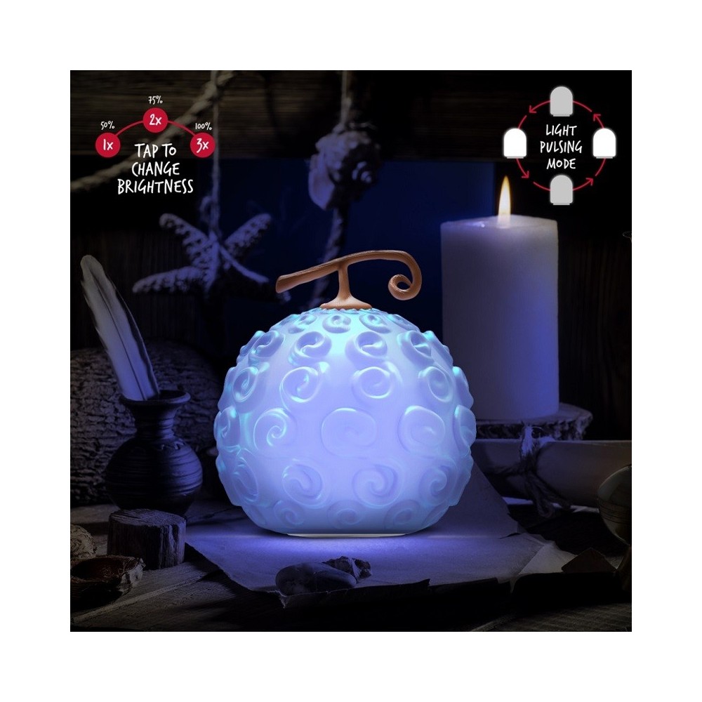 NETFLIX ONE PIECE GUM GUM FRUIT SQUISHYGLO SILICONE LAMPADA PALADONE PRODUCTS