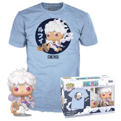 FUNKO FUNKO POP! TEE ONE PIECE LUFFY GEAR 5 FIGURE AND TSHIRT S SIZE