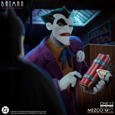 MEZCO TOYS BATMAN THE ANIMATED SERIES THE JOKER ONE:12 COLLECTIVE PVC ACTION FIGURE