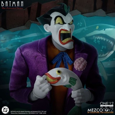 MEZCO TOYS BATMAN THE ANIMATED SERIES THE JOKER ONE:12 COLLECTIVE PVC ACTION FIGURE