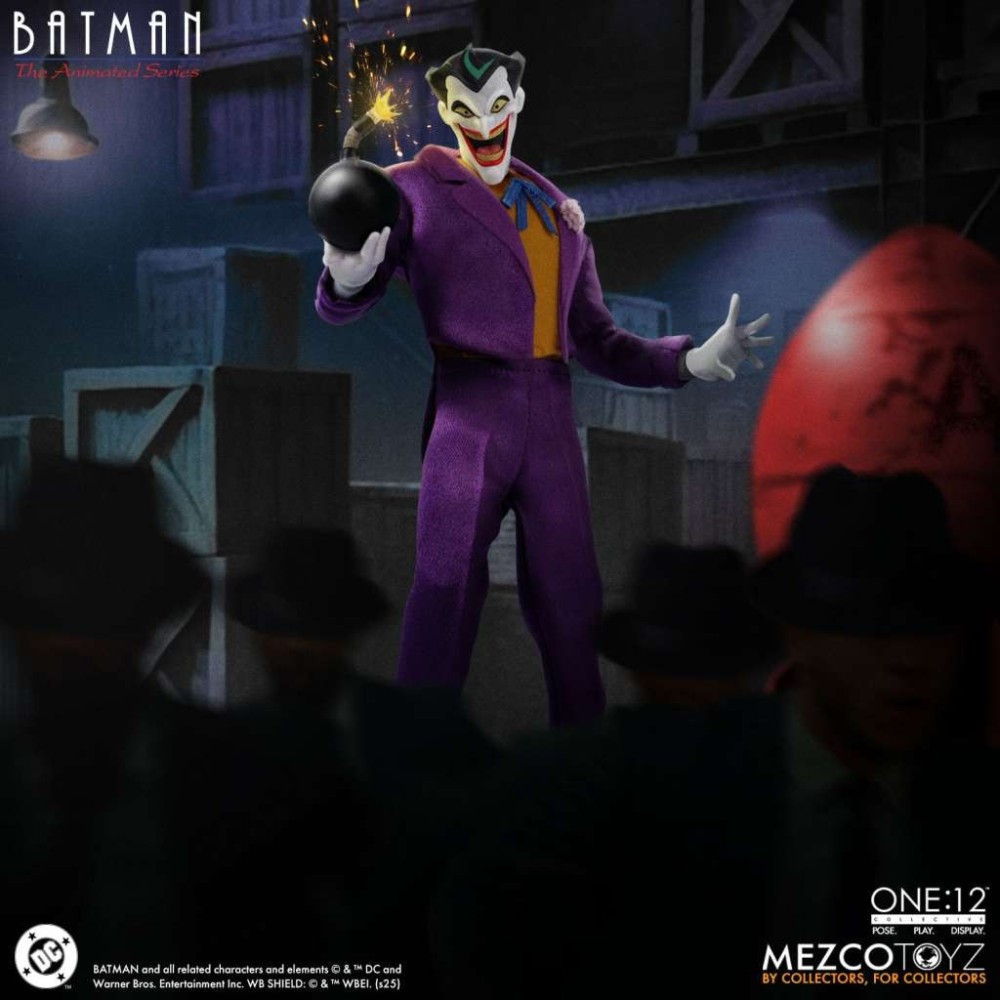 BATMAN THE ANIMATED SERIES THE JOKER ONE:12 COLLECTIVE ACTION FIGURE MEZCO TOYS