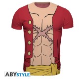 ONE PIECE LUFFY NEW WORLD TSHIRT TAGLIA L SLIM