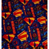 LOUNGEFLY SUPERMAN ALL OVER PRINT NYLON FULL SIZE BACKPACK