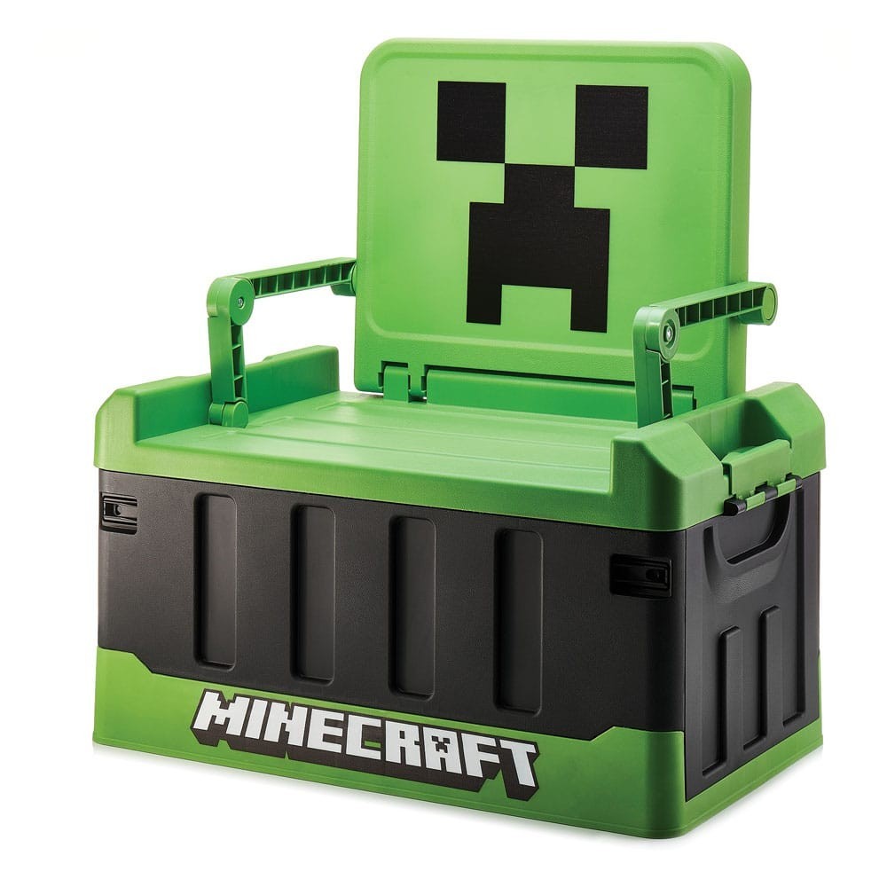 NUMSKULL MINECRAFT STORAGE BOX WITH FOLDING CHAIR