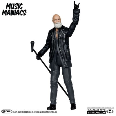 MUSIC MANIACS ROB HALFORD OF JUDAS PRIEST ACTION FIGURE MC FARLANE