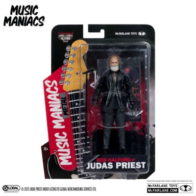MUSIC MANIACS ROB HALFORD OF JUDAS PRIEST ACTION FIGURE MC FARLANE