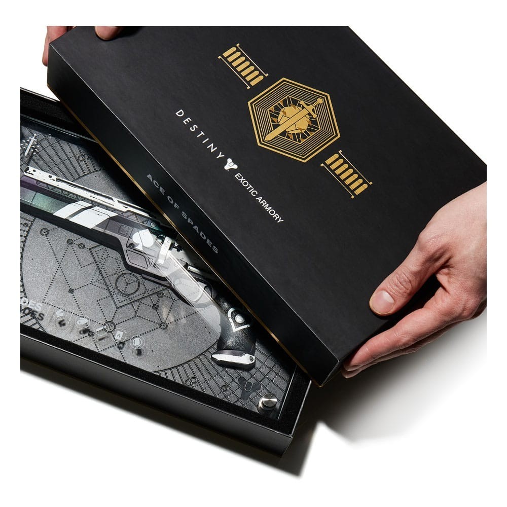 NUMSKULL DESTINY EXOTIC ARMORY ACE OF SPADES PLAQUE REPLICA 30CM