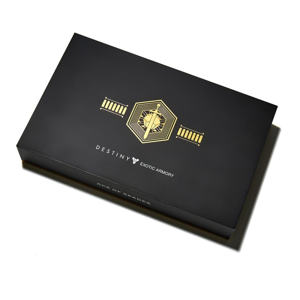 NUMSKULL DESTINY EXOTIC ARMORY ACE OF SPADES PLAQUE REPLICA 30CM