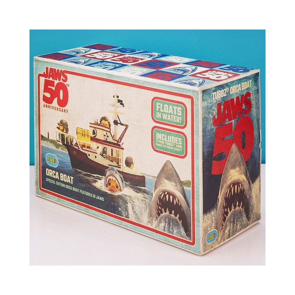 JAWS 50TH ANNIVERSARY TUBBZ ORCA BOAT SPECIAL EDITION SET NUMSKULL