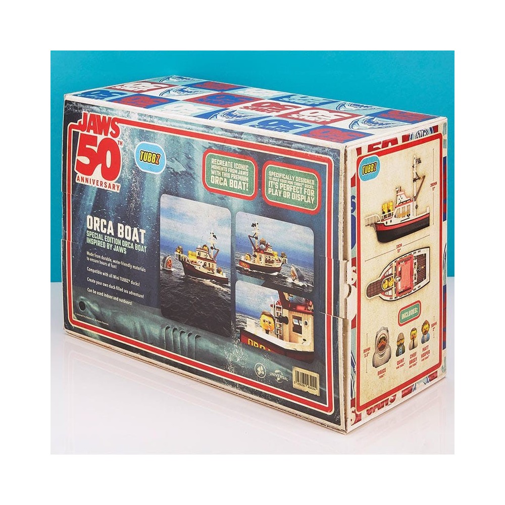 JAWS 50TH ANNIVERSARY TUBBZ ORCA BOAT SPECIAL EDITION SET NUMSKULL