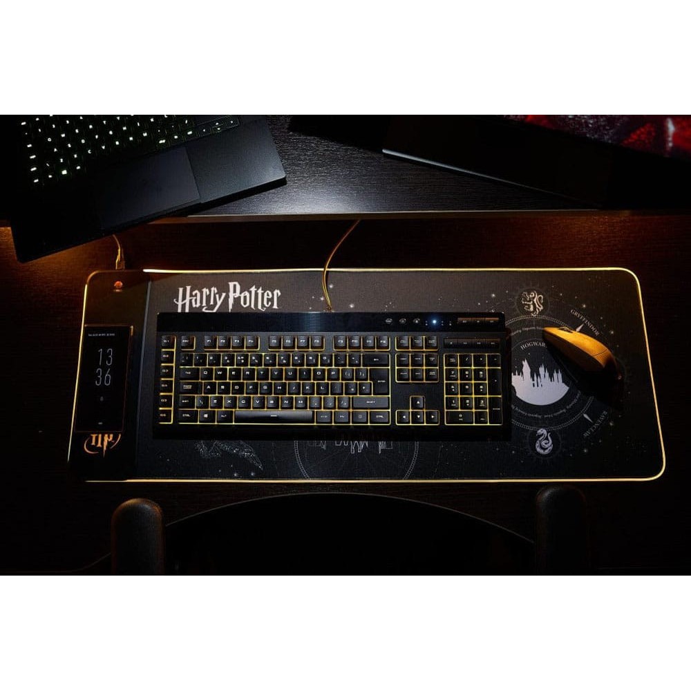 HARRY POTTER MOUSEPAD LED CON CARICATORE TELEFONO NUMSKULL