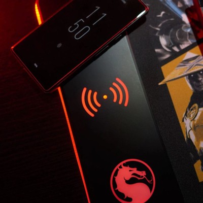 NUMSKULL MORTAL KOMBAT LED MOUSEPAD WITH MOBILE CHARGER