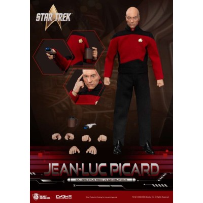 STAR TREK VII GENERATIONS JEAN-LUC PICARD ACTION FIGURE BEAST KINGDOM