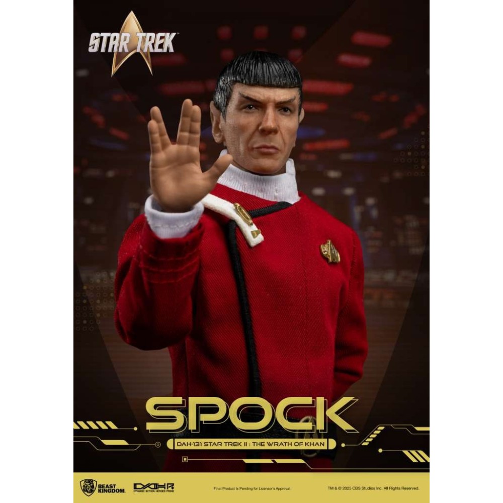 BEAST KINGDOM STAR TREK II THE WRATH OF KHAN SPOCK PVC ACTION FIGURE
