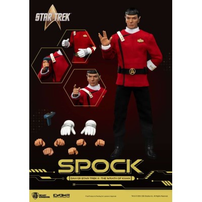 STAR TREK II THE WRATH OF KHAN SPOCK ACTION FIGURE BEAST KINGDOM