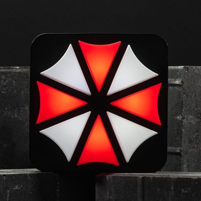 NUMSKULL RESIDENT EVIL UMBRELLA CORPORATION LOGO 3D LAMP
