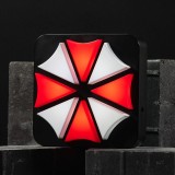 RESIDENT EVIL UMBRELLA CORPORATION LOGO 3D LAMPADA NUMSKULL
