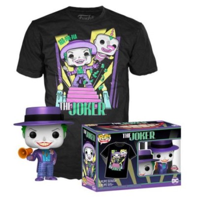 FUNKO POP! TEE DC COMICS THE JOKER FIGURE E TSHIRT TAGLIA XL FUNKO