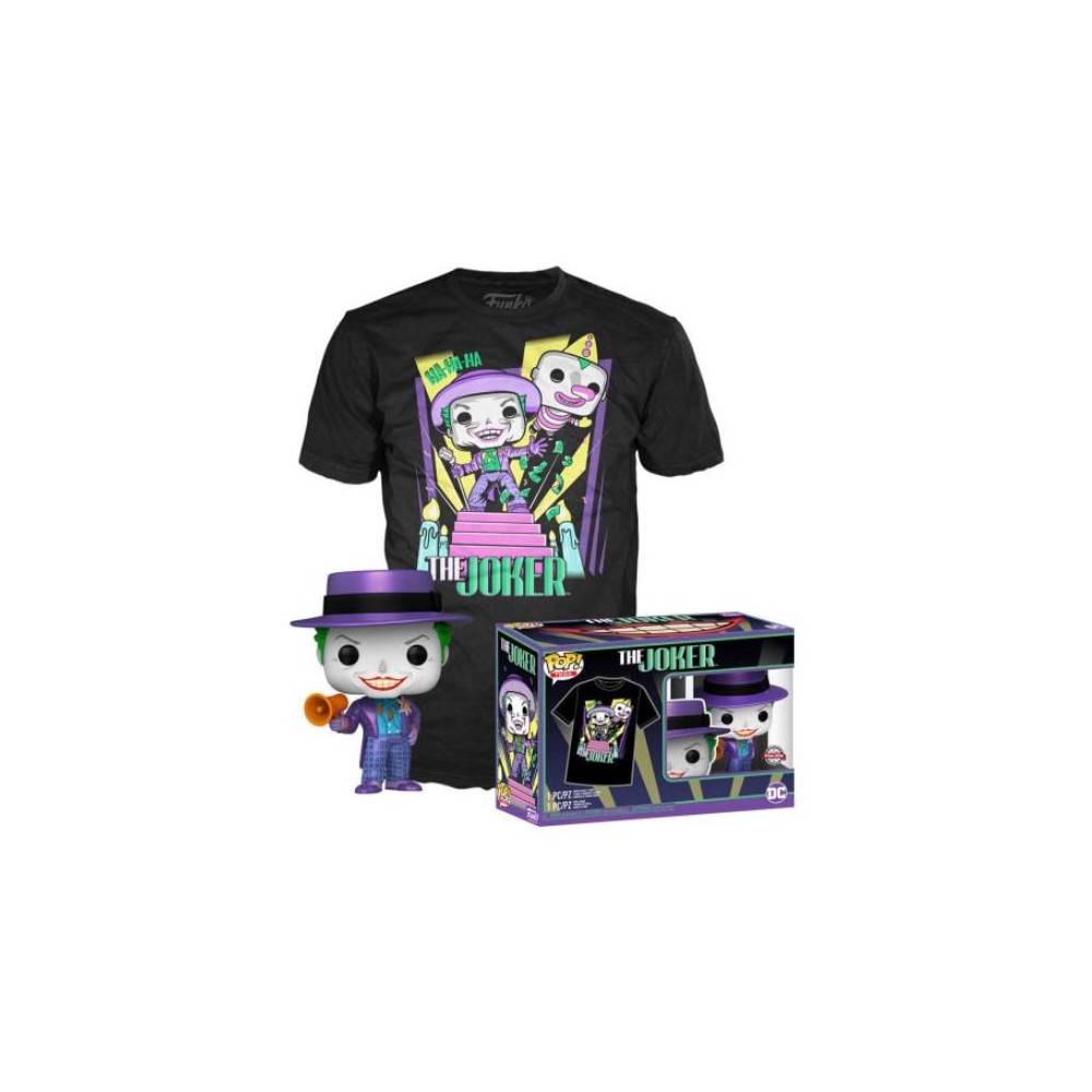 FUNKO POP! TEE DC COMICS THE JOKER FIGURE E TSHIRT TAGLIA XL FUNKO
