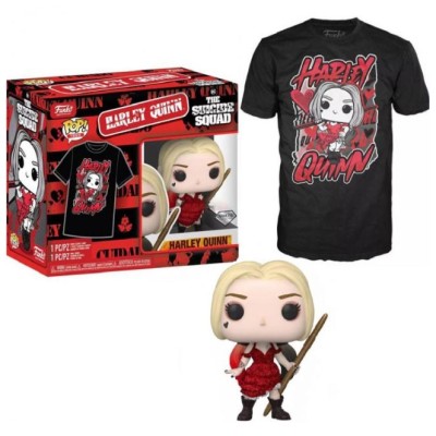 FUNKO FUNKO POP! TEE HARLEY QUINN FIGURE AND TSHIRT S SIZE