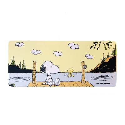 PEANUTS SNOOPY E WOODY MOUSE PAD 70X30CM BLUE SKY STUDIOS