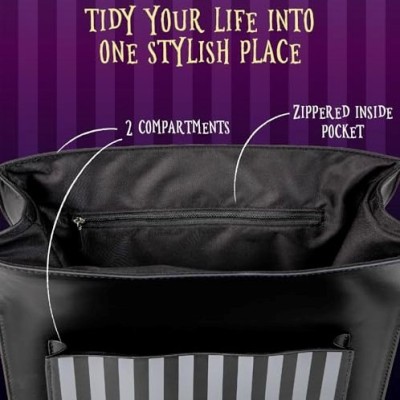 BLUE SKY STUDIOS WEDNESDAY NEVERMORE SATCHEL BACKPACK